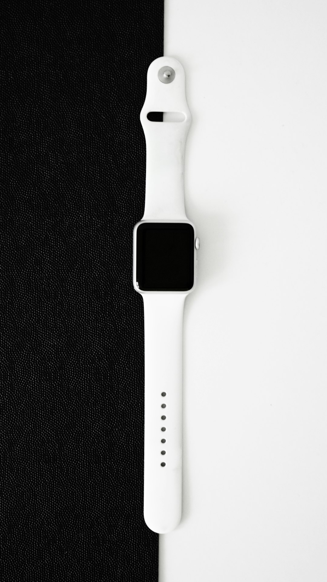 Apple Watch on work desk.
